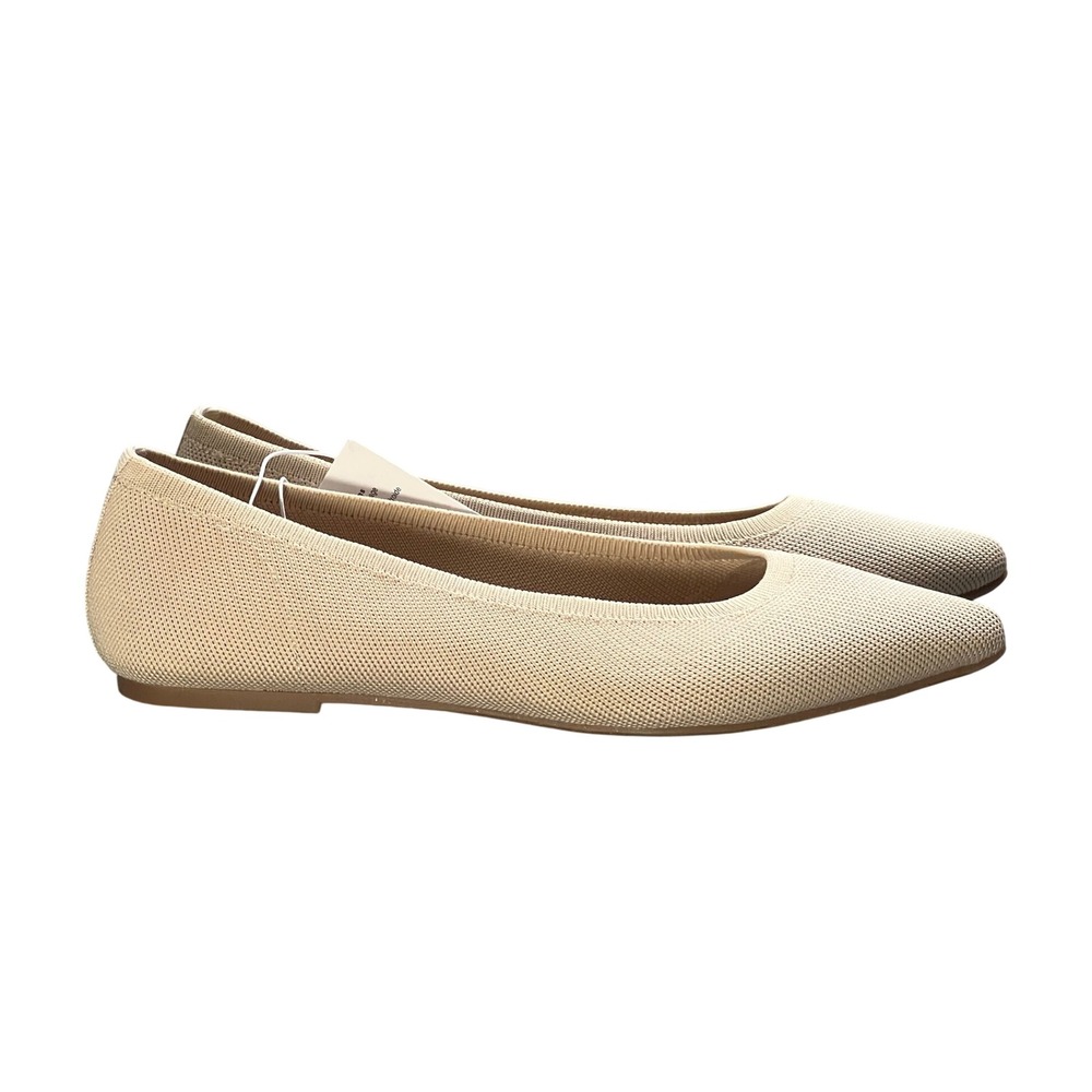 NWT Old Navy Women 9 Knit Pointy Toe Ballet Flats Bare Necessity Washable 795204